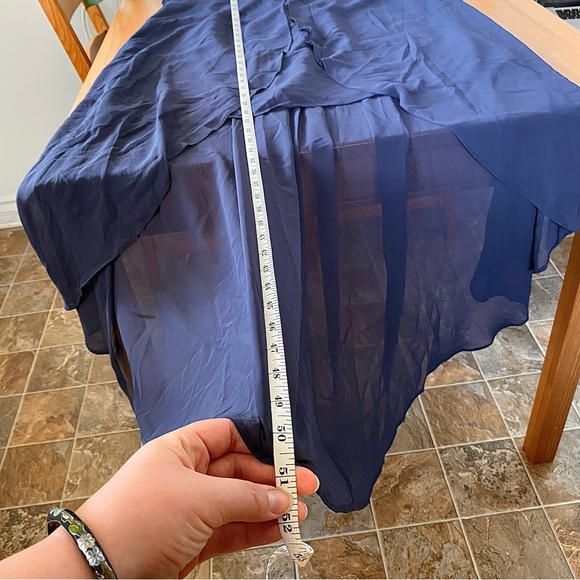 NWT David’s Bridal Strapless High-Low Dress - Picture 12 of 16